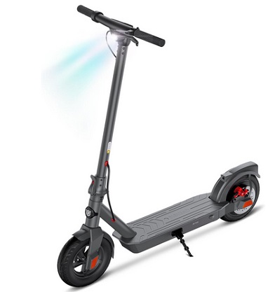 SISIGAD B18 Electric Scooter for Adult,10 inches Tires, 36V 7.8Ah Battery, 32KM Long Range, 500W Peak Motor 3 Speed, Portable and Foldable Scooter Electric with App Control, Smart LCD Display