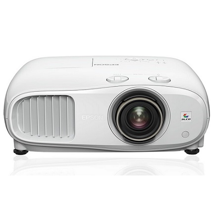 Epson EH-TW7100 3LCD 4K PRO-UHD, 3000 Lumens, 500 Inch Display, Wide Lens Shift Range, Home Cinema, Streaming and Gaming Projector - White