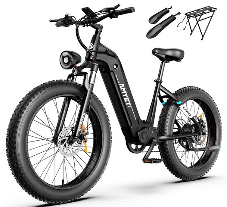 AMYET EV900S Electric Bike for Adults, 1000W/Peak 1500W Ebike with 48V 20Ah Removable Battery, 26\