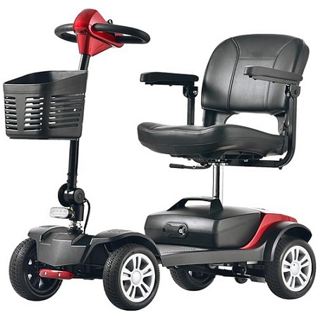 VOCIC D51 Mobility Scooter, Powered-Mobility-Scooters-for-Adults-Seniors, Handicap Mobility Scooter, Folding Electric Wheelchair, All Terrain, Foldable Electric Scooter Wheelchairs with Seat-2024 New