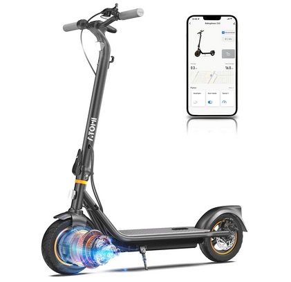 Atomi E30 Electric Scooter 650W Motor Electric Scooter with 19 Miles Long Range, 15.6 Mph Speed, Portable Folding Commuting Scooter for Adults
