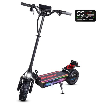 Arwibon Q30 Pro Electric Scooter Adults, 2500W Motor up to 40MPH Speed, 40 Miles Range, Motorized Scooter with Dual Brake Systems, Fast and Power Scooters for Adults Load 264LBS,E-Scooter 11\' Off-Road Tire