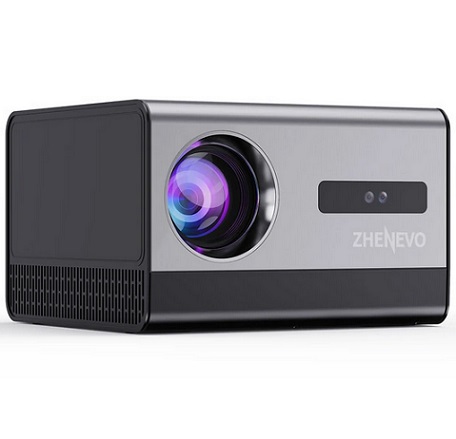 ZHENEVO Z1 Android 12.0 LED Projector 800 ANSI Lumens 1080P 4K Supported Video Portable Projector Built-in Dual 8W Stereo Speakers WiFi 6 Auto Focus/Keystone Correction Home Theater Projectors - global adapter