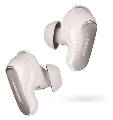 Bose QuietComfort Ultra Wireless Earbuds, Noise Cancelling Earbuds, Bluetooth Earbuds with Spatial Audio and World-Class Noise Cancellation, White Smoke