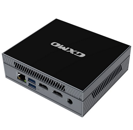 GXMO GX55 Intel Celeron N5105 Mini PC 16GB DDR4 1TB SSD Dual HD Type-C 4K Triple Output WiFi 5 Windows 11 Mini Computer Desktop PC - Black