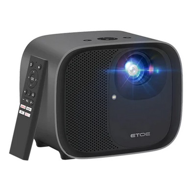 ETOE E3 Pro Projector, 500 ANSI, Native 1080P, 4K Decoding, Google TV, Auto Focus & Keystone Correction